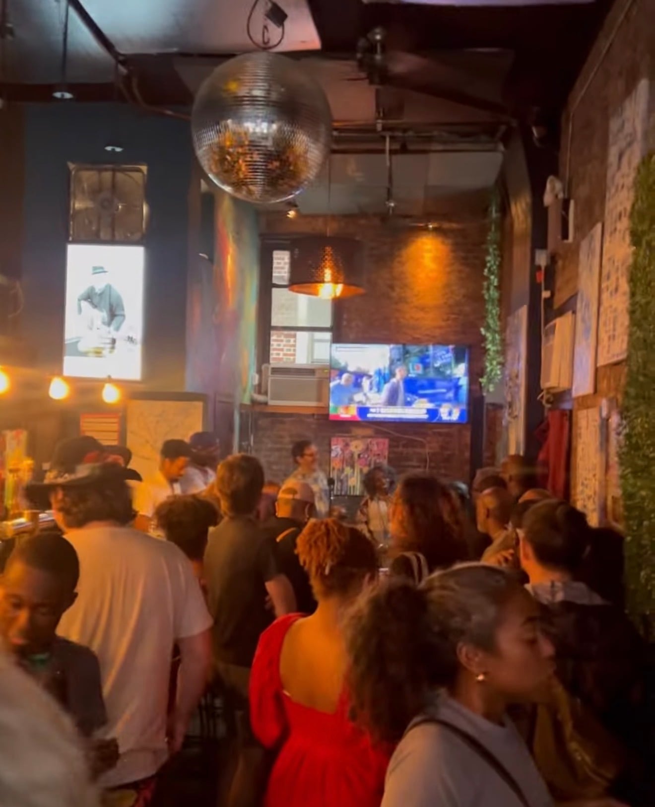 Karaoke night at The C List Cocktail Bar in Crown Heights, Brooklyn