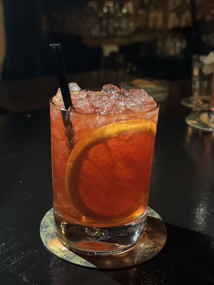 Negroni cocktail at The C List Cocktail Bar, Crown Heights